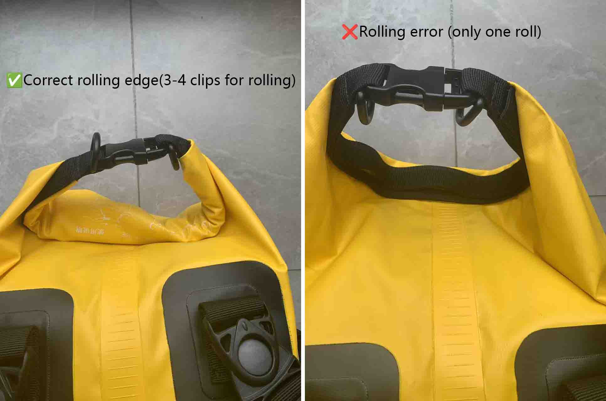 Er tørre poser faktisk vanntette?