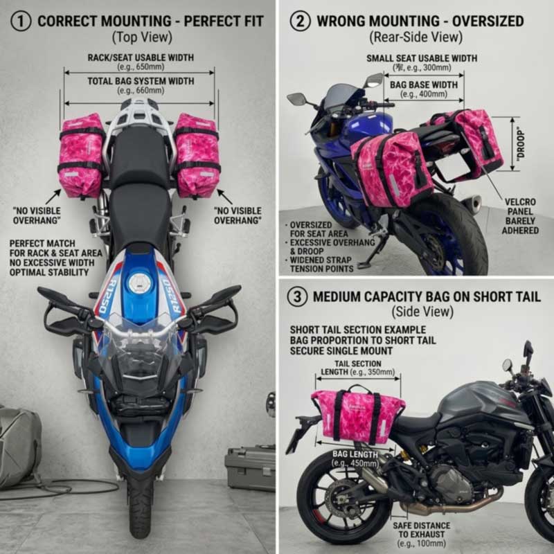 Motorsykkel Tail Bag Produsent for OEM-prosjekter