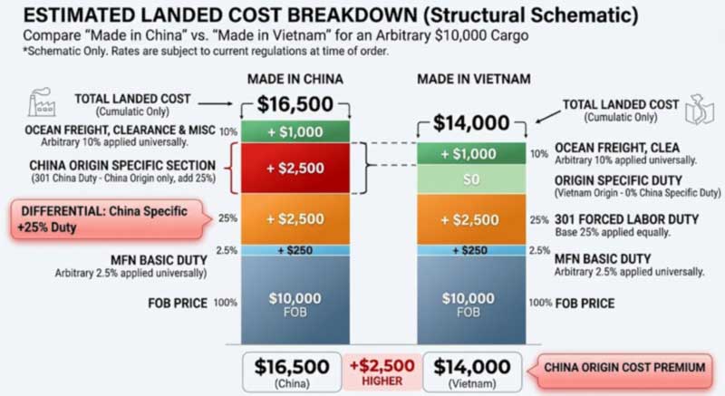 Vietnam eller Kina: Velge en vanntett bagproduksjonsbase i 2026