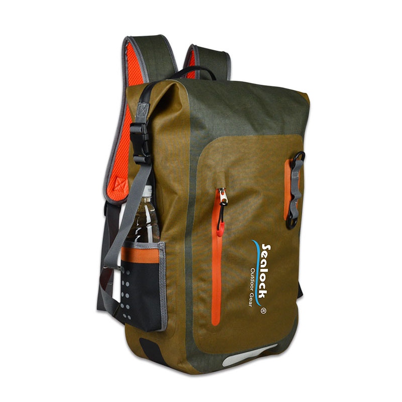 20L Roll Top vanntett ryggsekk med laptop-omslag for pendling og reise