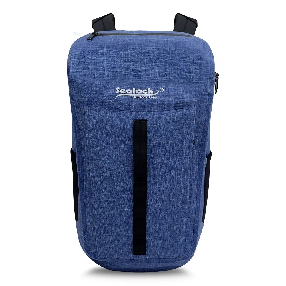 24L vanntett ryggsekk med lufttett glidelås og minimalistisk design