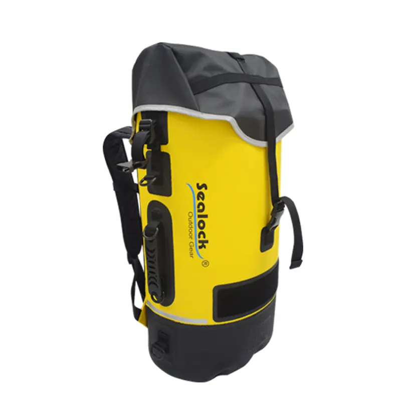 45L / 55L / 65L IPX8 vanntett grotteryggsekk med naturlig gummiforsegling
